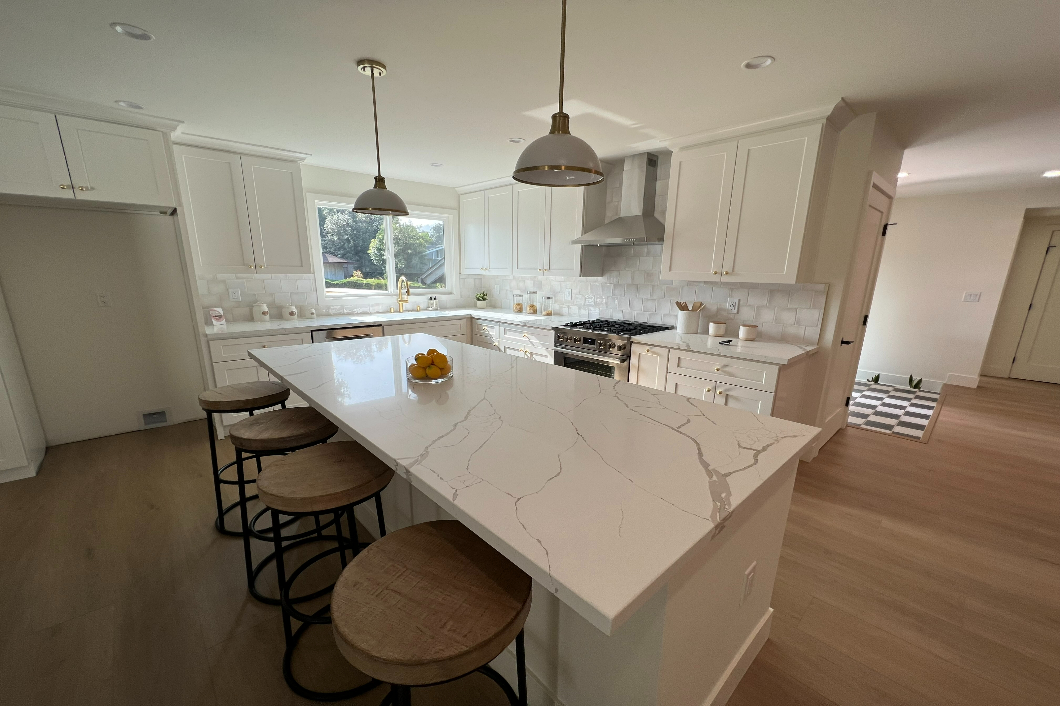 White Kitchen in California
